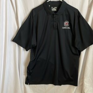 USC Gamecocks official heat gear Under Armour golf shirt Men’s XL loose fit.